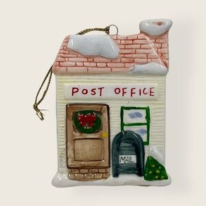 RUSS Ceramic Ornaments Post Office